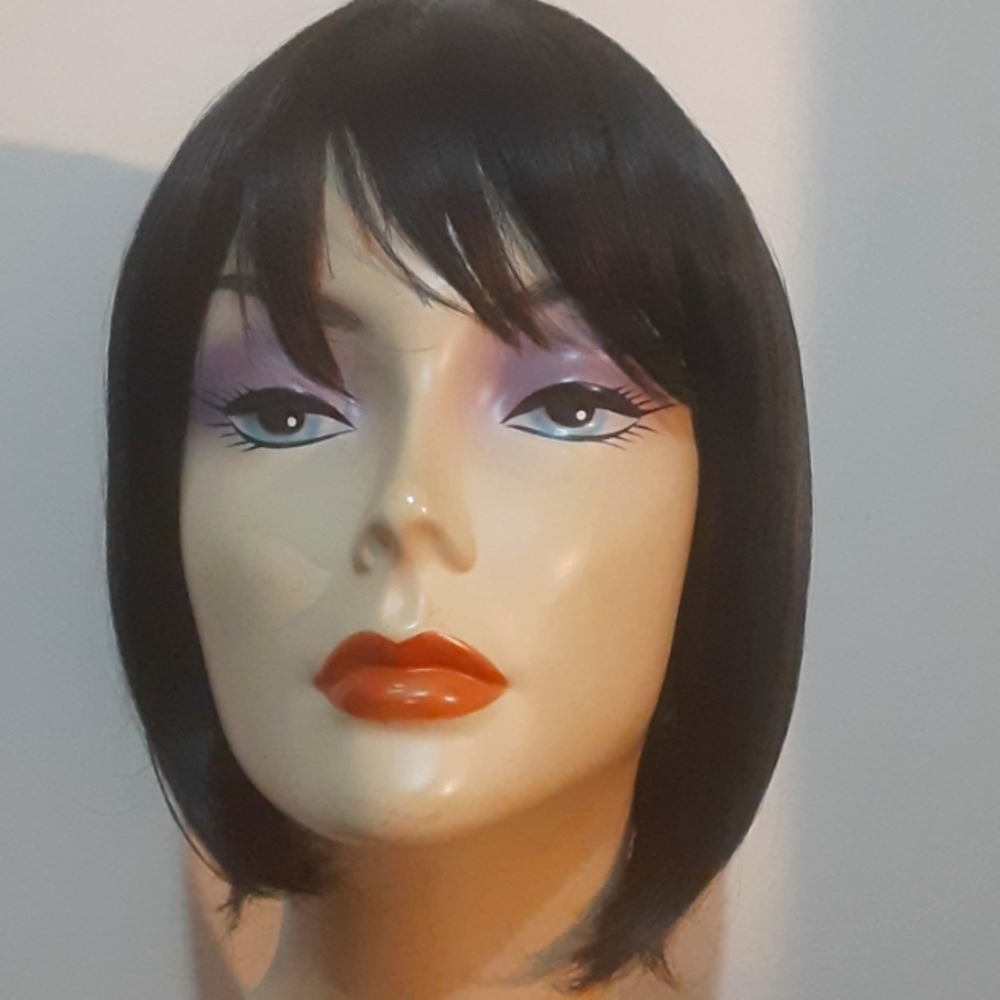Synthetic hair wig